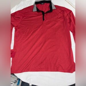 CoofAndy long sleeve polo shirt